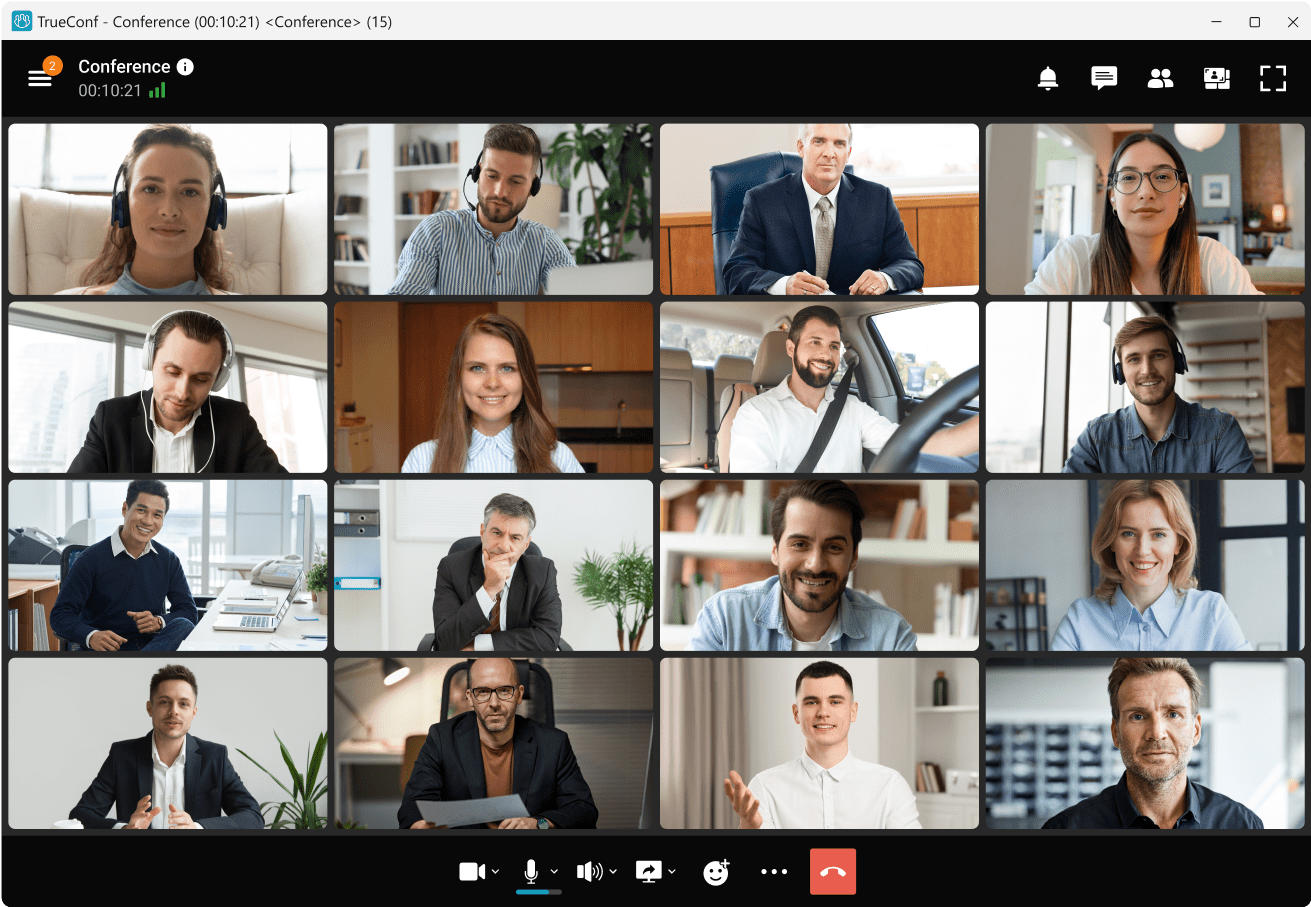 Meetings up to 2,000 users