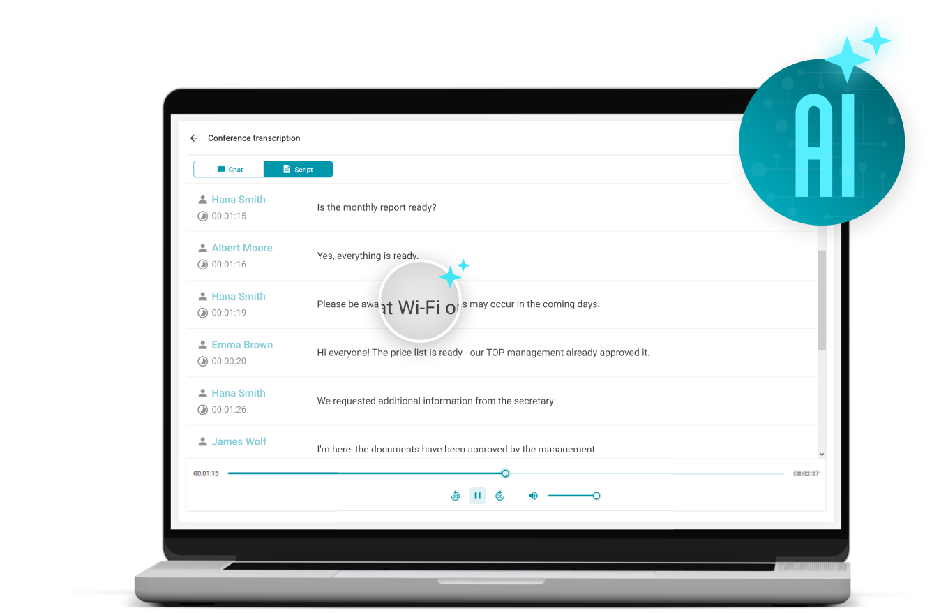 Servidor de transcripción seguro